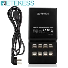 Retekess TT002 16 порт USB зарядное устройство База 35 Вт usb зарядная док-станция для беспроводной гид системы F9446A