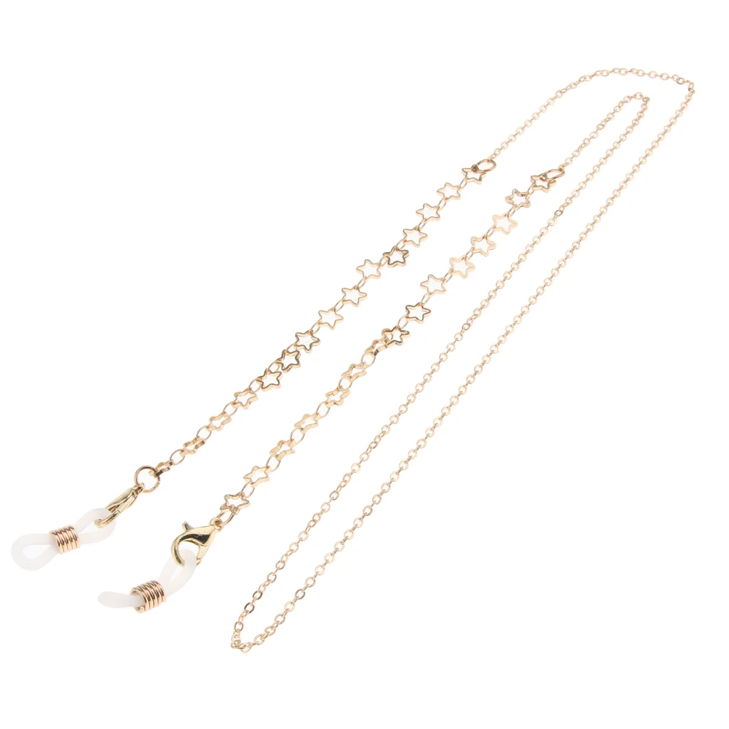 Elegant Anti-slip Eyeglasses Chains Safety Sunglasses Reading Glasses Cord Strap Holder for Men Women Sports Travelers Drivers