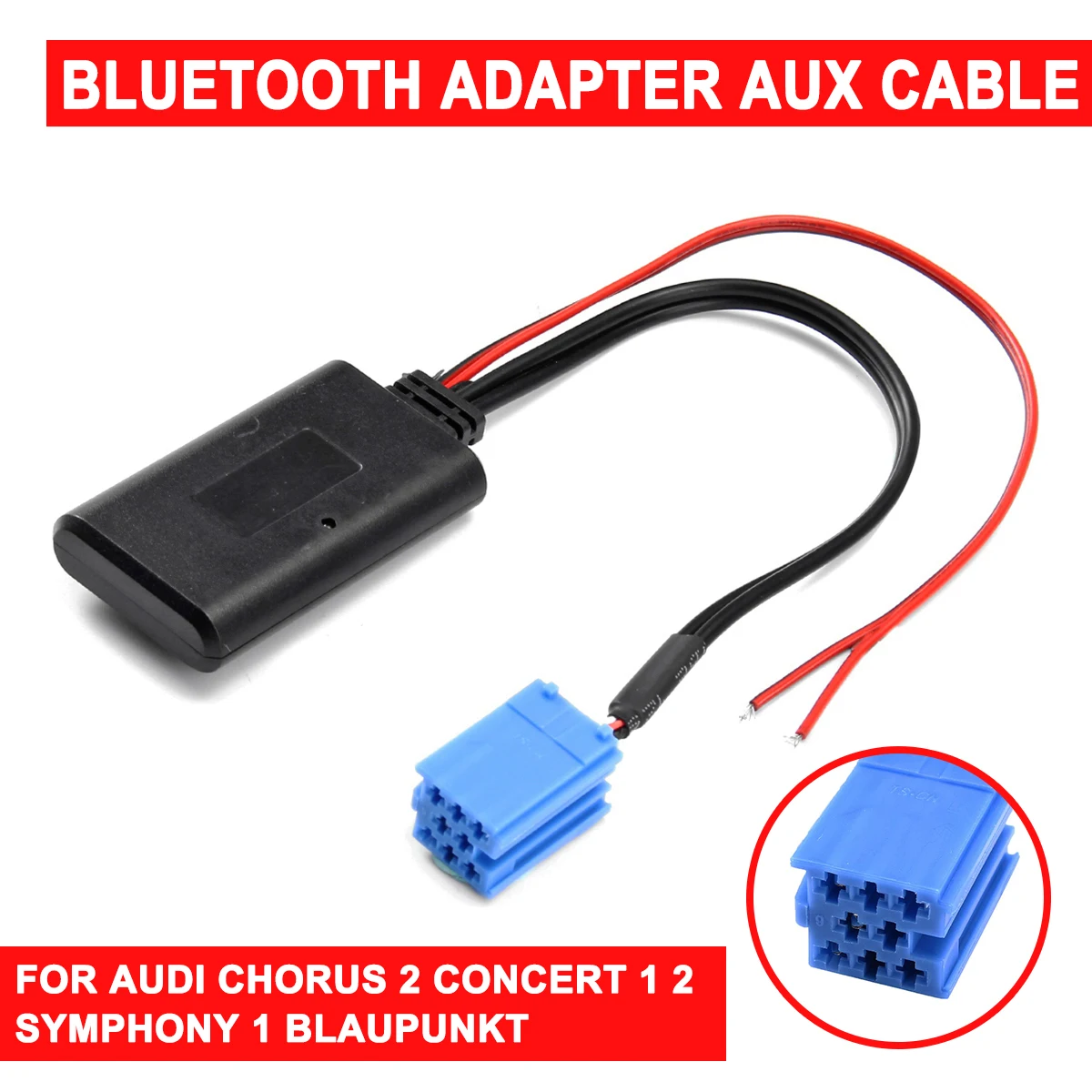 cabo adaptador bluetooth para vw cabo auxiliar de transmissão para música receptor de cd