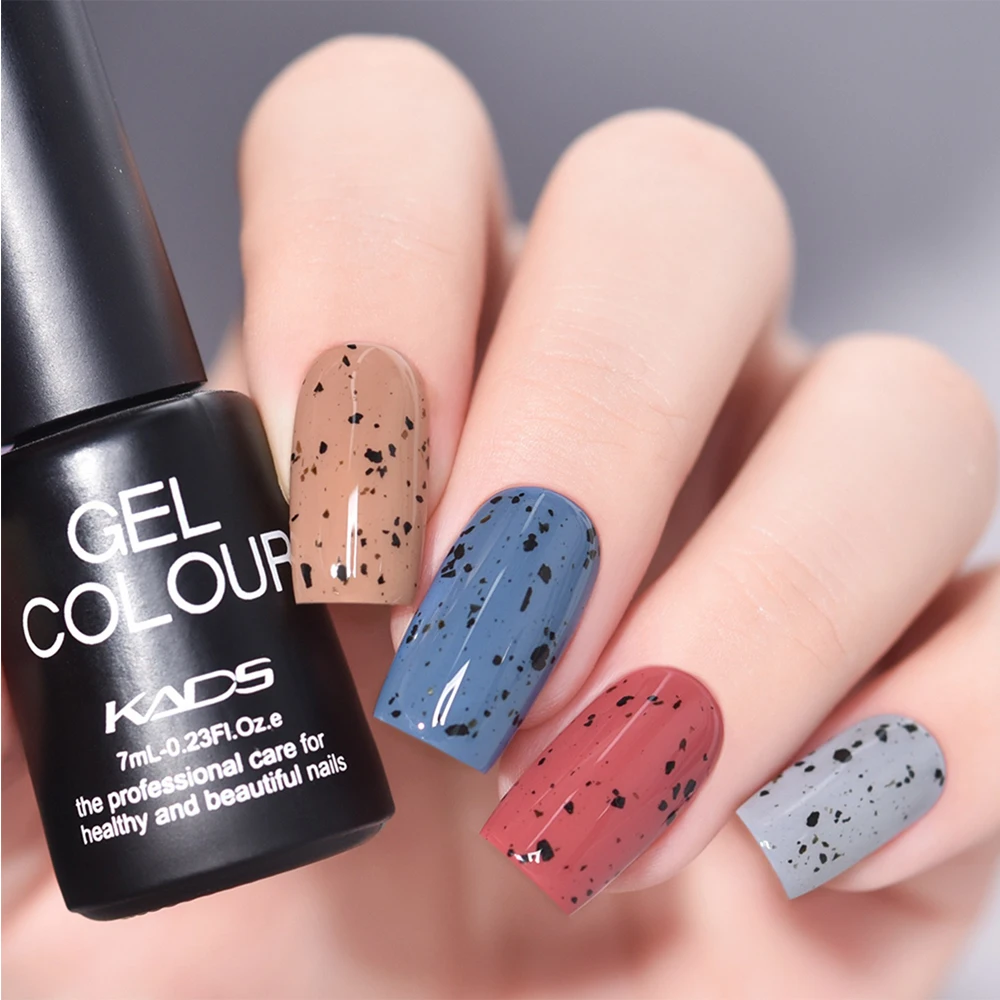 Kads 9.5ml / 7ml Transparent Nail Gel Eggshell Gel Nail Polish Base And Top Coat Gel Polish