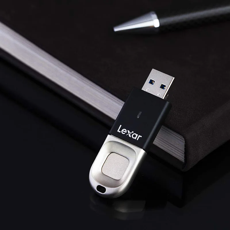 Lexar флеш-накопитель usb 3,0 64 Гб Распознавание отпечатков пальцев Флешка animado Memory stick F35 Флешка memoria cle usb диск на ключ