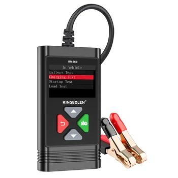 BM560 12V 6V Battery Tester Car Motor Battery System Analyzer 100-2000CCA 2-220AH Charging Cranking Test Tools for Car PK KW650 2