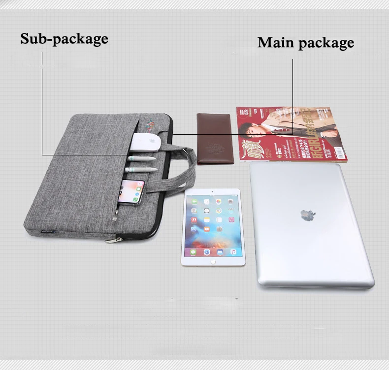 Сумка для ноутбука сумка для ноутбука чехол для MacBook Air 13,3 14 15,6 дюймов портфель для Dell hp lenovo Asus acer чехол Сумки