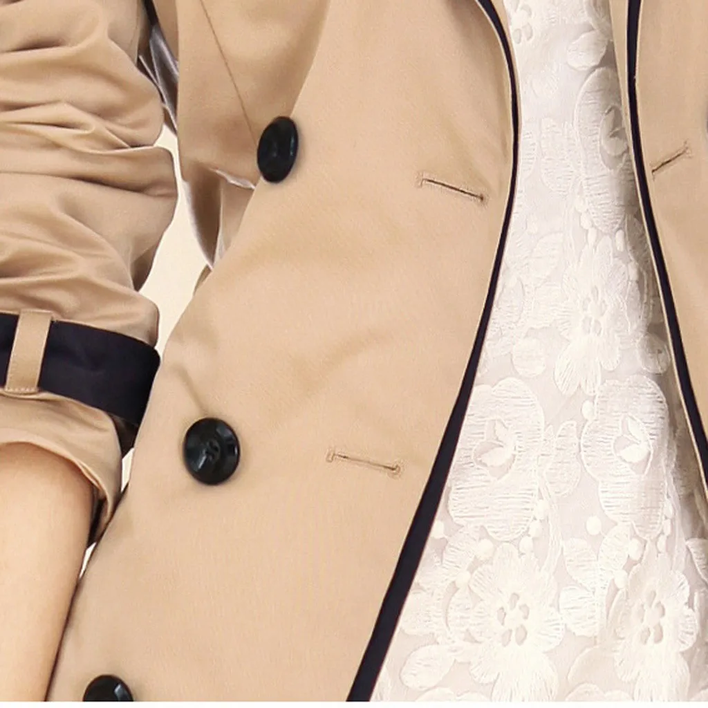 Новинка 2020 Осенний Модный повседневный женский тренчкот SAGACE цвета хаки Женская