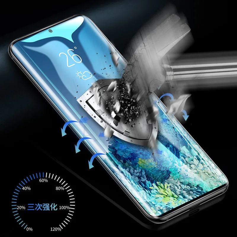 iphone screen protector 4-in-1 Glass on Find X3 Pro Tempered Glass 3D Full Curved Cover Glass For Oppo Find X3 Pro Neo Phone Screen Protector Lens Film phone glass protector