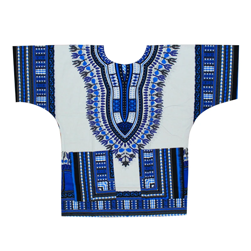 (Fast shipping) New fashion design african traditional printed 100% cotton Dashiki T-shirts for unisex (MADE IN THAILAND) african suit Africa Clothing