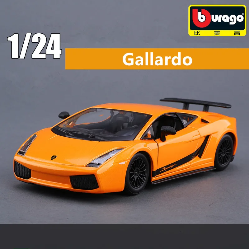Bburago 1:24 Lamborghini LP670-4 модель автомобиля из сплава Моделирование Украшение автомобиля коллекция Подарочная игрушка - Цвет: Gallardo