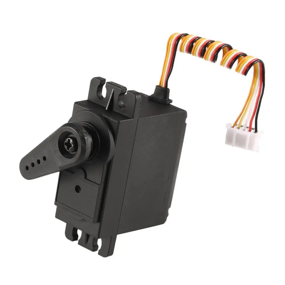 

Metal Gear Servo 4.8-6V for 1/10 Wltoys 10428-B2 10428-B 10428-C2 RC Car Truck Model Steering Part Accessories
