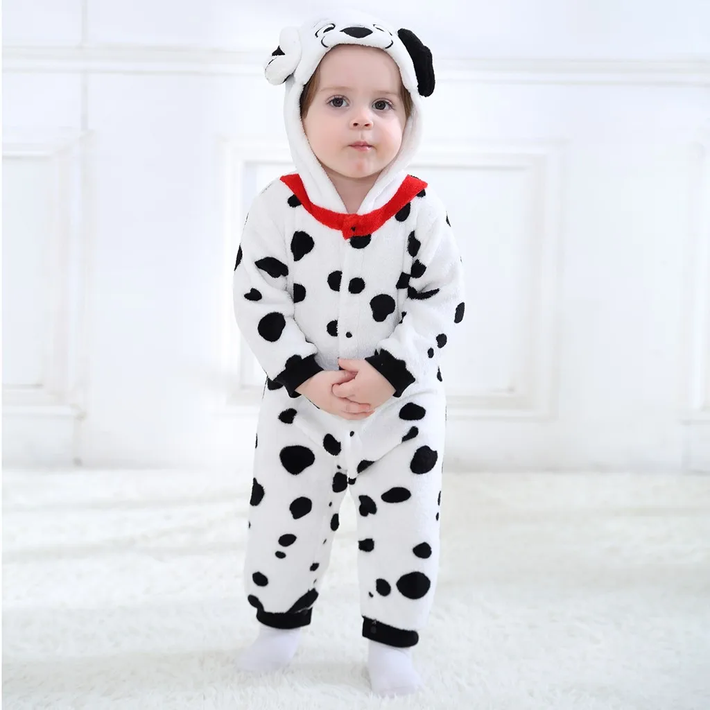 Детский комбинезон с мультяшными животными и коровой; маскарадные пижамы для маленьких мальчиков и девочек; комбинезон; костюм для малышей; Пижама для новорожденных