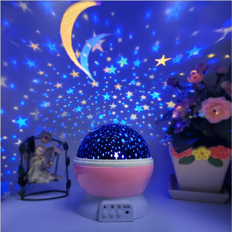 home planetarium projector night light children room decoration lamp Christmas gift family Party USB battery starry sky LED