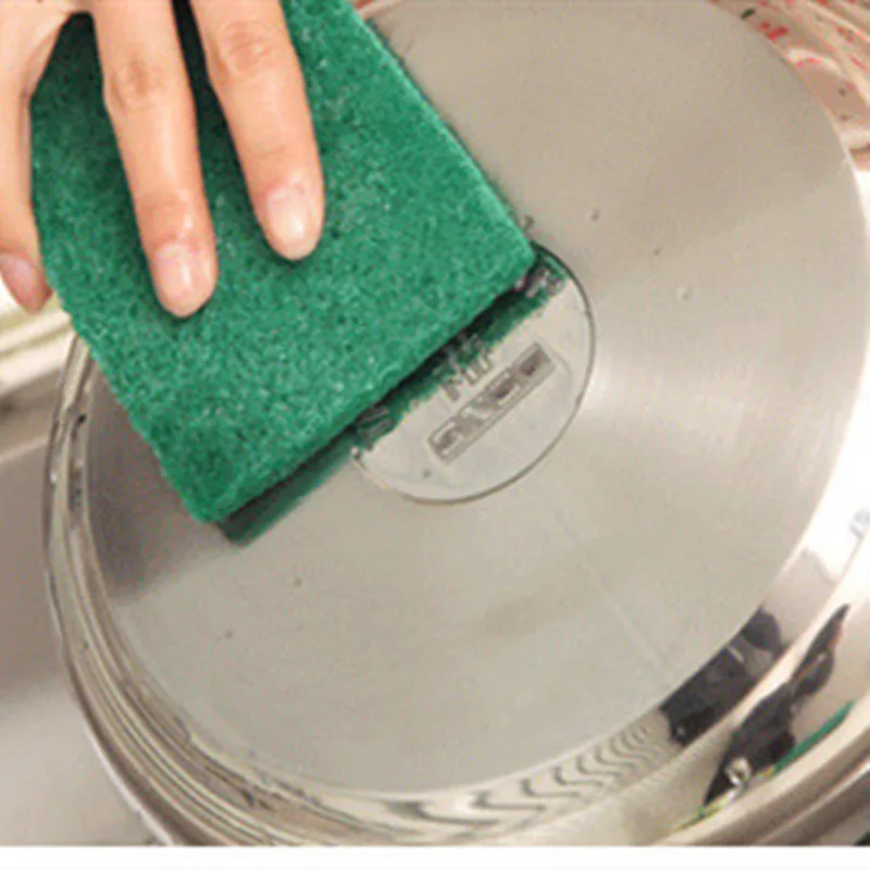 emery cleaning cloth containing sand dishwashing brush cleaning cloth