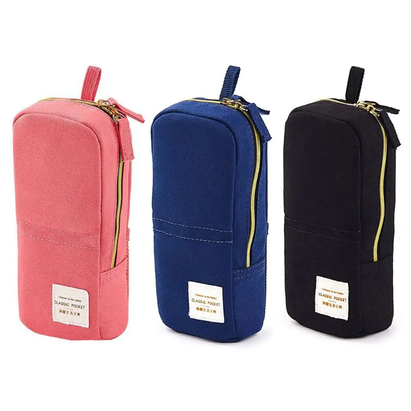 

Large Capacity Pencil Case Zipper Pen Pouch Multi-layer Storage Stationery Bag