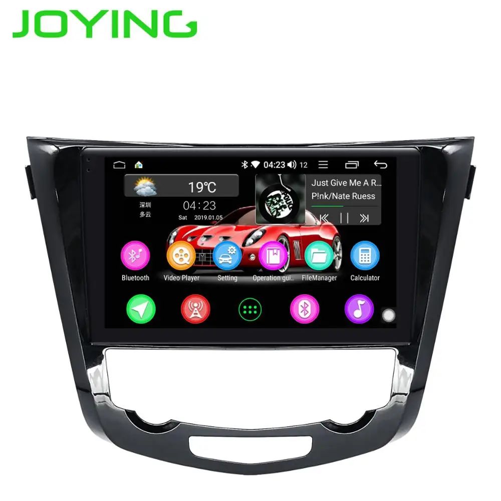 Best Joying 1 Din  Car Multimedia Players Audio Stereo for Nissan X-Trail Qashqail 2014+ Car radio IPS Screen 4G Modem 64G ROM Radio 3