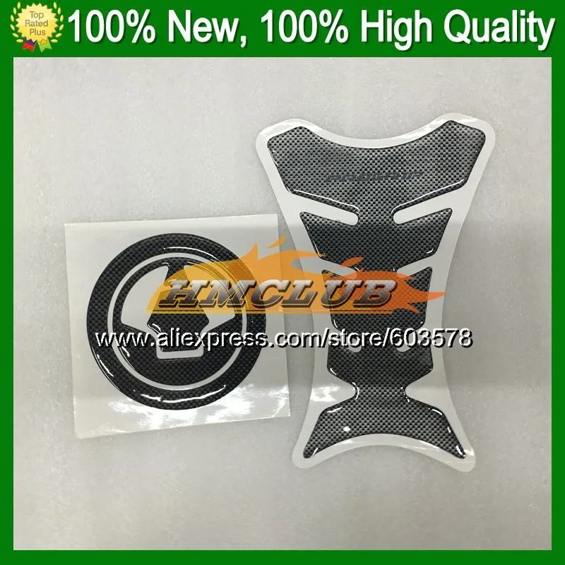 

3D Carbon Fiber Tank Pad For KAWASAKI NINJA ZX6R 07 08 ZX-6R ZX 6 R 07-08 ZX 6R ZX6R 2007 2008 07 CL223 3D Gas Cap sticker decal