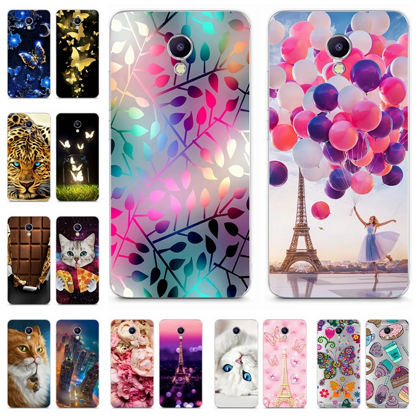 Silicone Cover For Meizu M5S mini Case 5.2' Printing Cool Cat Phone Shells Meilan M 5 S 5S Mini Fundas Coque |