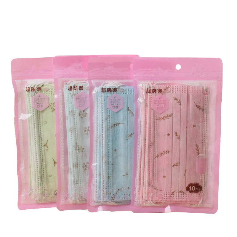 20pcs Disposable Dust-proof Tattoo Mask Eyebrow Tattooing Medical Ear Loop Mouth Face Mask Tattoo Accessories Beauty Salon - Color: 10pcs