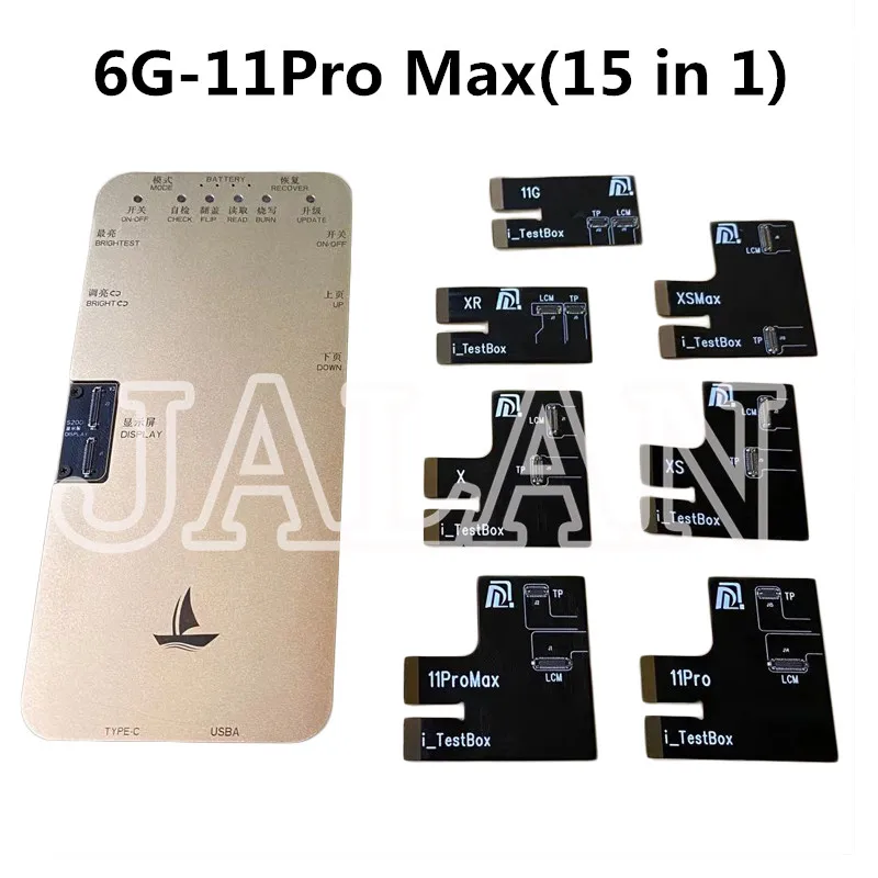 US $327.00 DL S200 Tester Programmer For 6G To 11Pro Max True Tone Light Sensor Recover LCD Display Image 3D Touch Function Checking