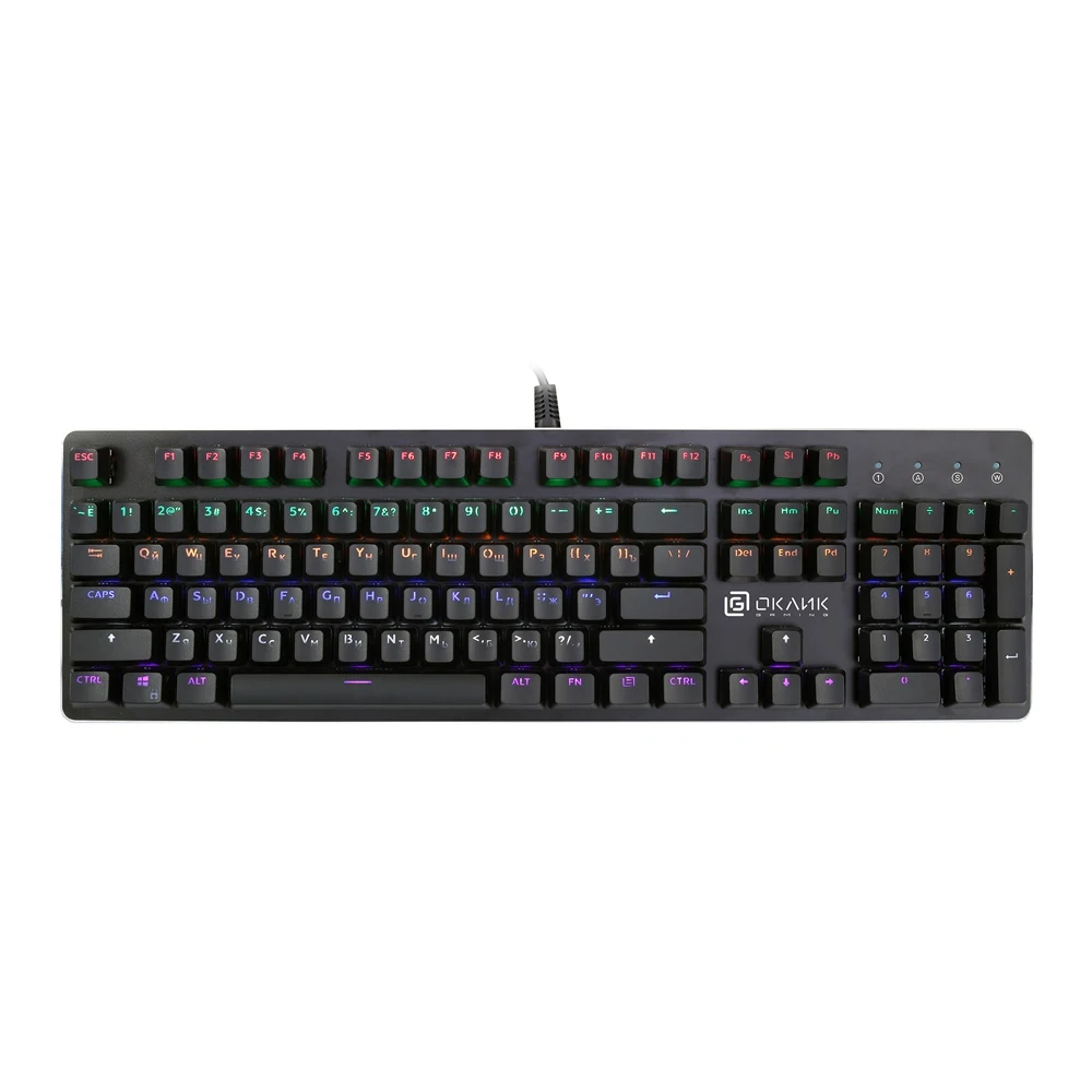 Клавиатура OKLICK 990G RAGE, черный