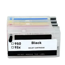 Recharge pour cartouche d'encre HP T120, T520, 950, 951, 952, 953, 954, 955, 711, 7720, 7740, 8210, 8710, 8715, pas de puce