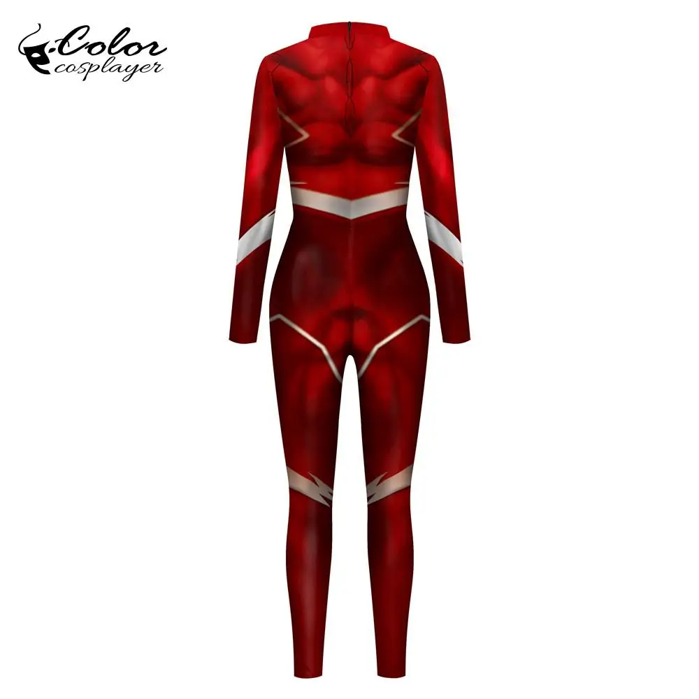Цвет косплей er Flash человек костюм Одежда для взрослых Пурим Карнавал косплей красный супер герой фильм одежда размера плюс