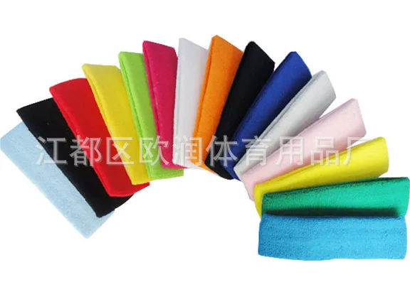 

Hot Sales Recommend Pure Cotton Basketball Headband Towel Headband Sweat Absorbing
