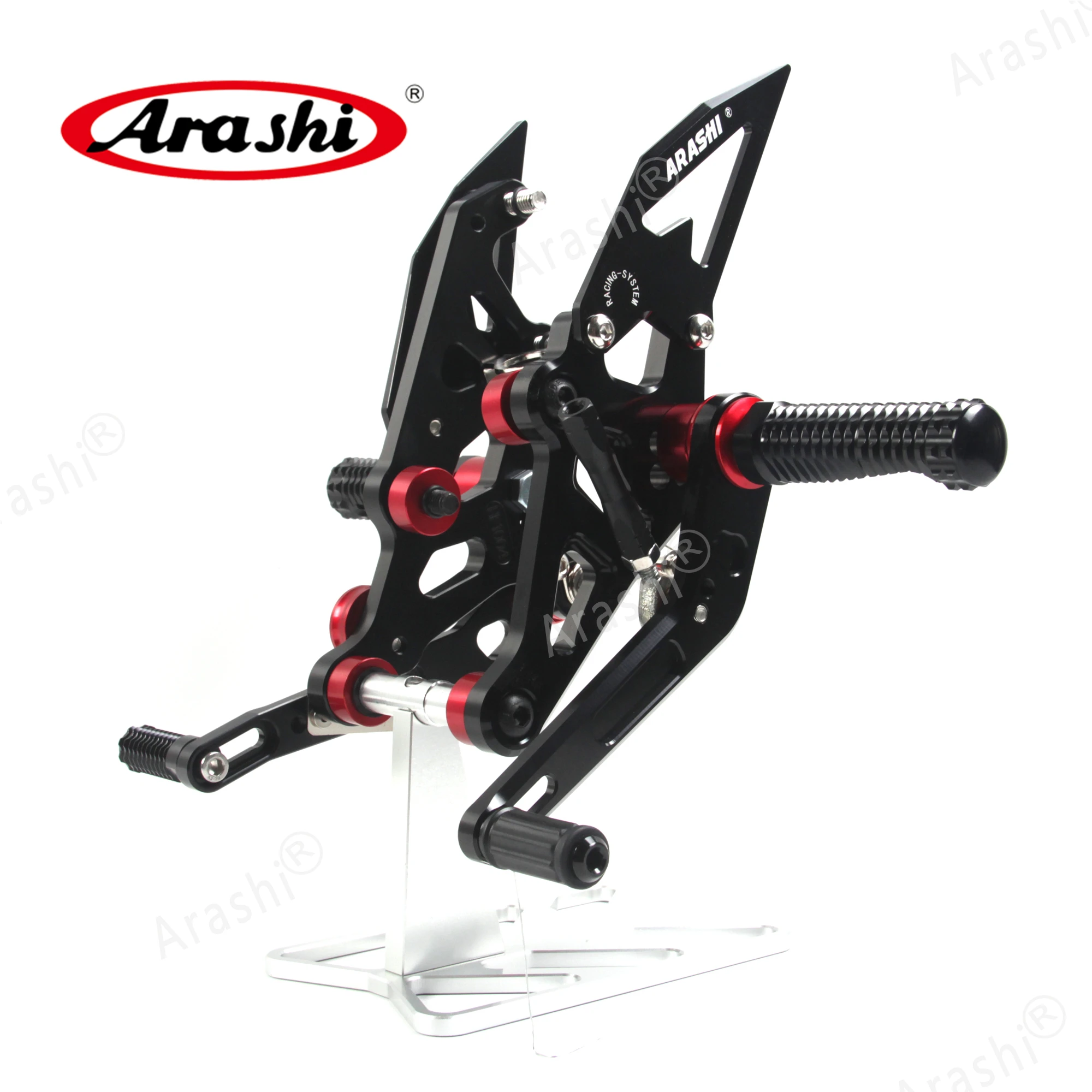 Arashi MT07 регулируемая подножка для ног для YAMAHA MT FZ 07 Rider задние наборы Rearset Подножка для ног алюминий