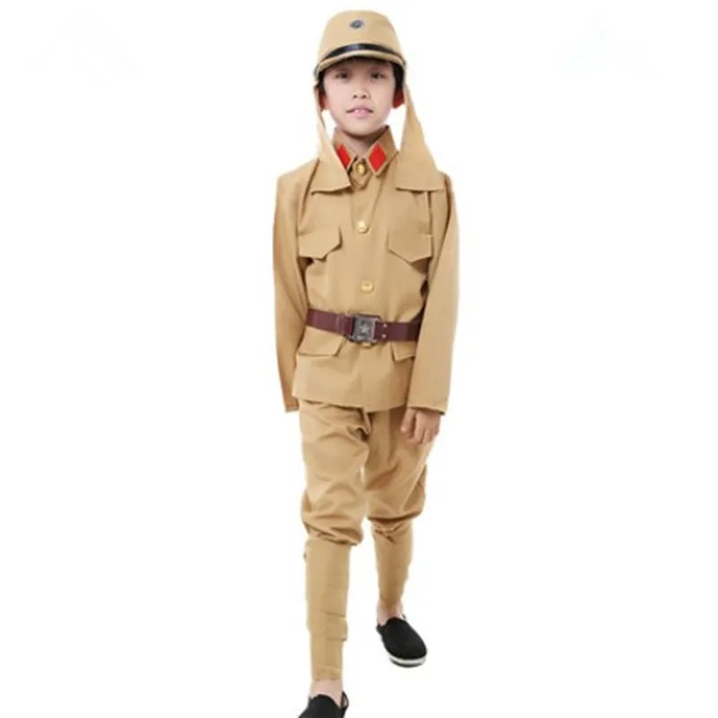 Vintage Japanese Soldier Cotumes For Men And Children Traditional