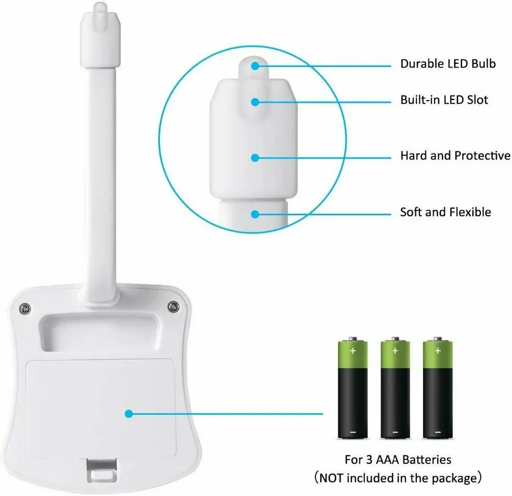 8 Colors Smart Toilet Seat Night Light PIR Motion Sensor Waterproof Toilet Light Backlight For Toilet Bowl Bathroom Washroom