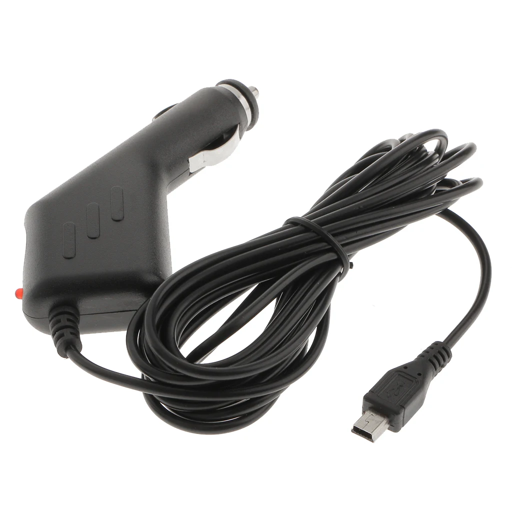 12V-24V 1.5A Car Vehicle Power Charger Adapter Cord Cable For Garmin TomTom GPS