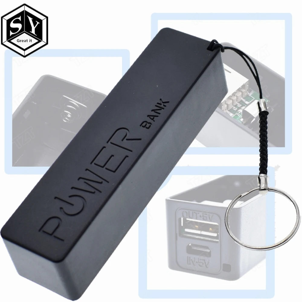 1 шт. Набор чехлов для портативного зарядного устройства USB 18650|Интегральные