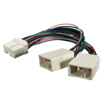 

Car Y Cable Splitter For Aux CD Changer Navigation XM Radio For Ipod Adapter For Honda Accord Civic CRV For Acura RL MDX TL