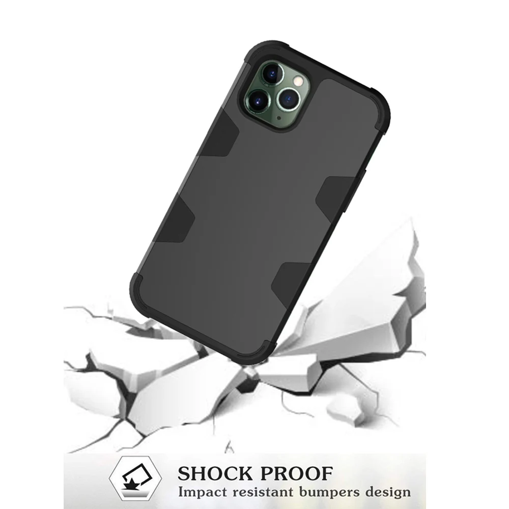 3 в 1 лоскутный робот Etui для нового iPhone 11Pro Max чехол TPU& PC твердая задняя крышка для iPhone 11 Pro Max чехол iPhone11 Coque