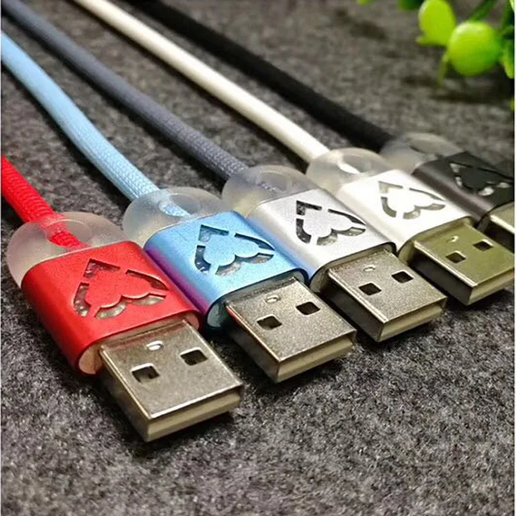 Светящийся usb-кабель для iPhone Xs Max 8 Plus 1 м Android зарядный кабель синхронизации данных светодиодный кабель Micro USB для samsung S4 S5 S6 S7