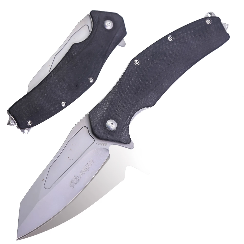 9 &quotножи 55 56HRC Тактический Karambit складной нож охотничьи походные ножи выживания G10