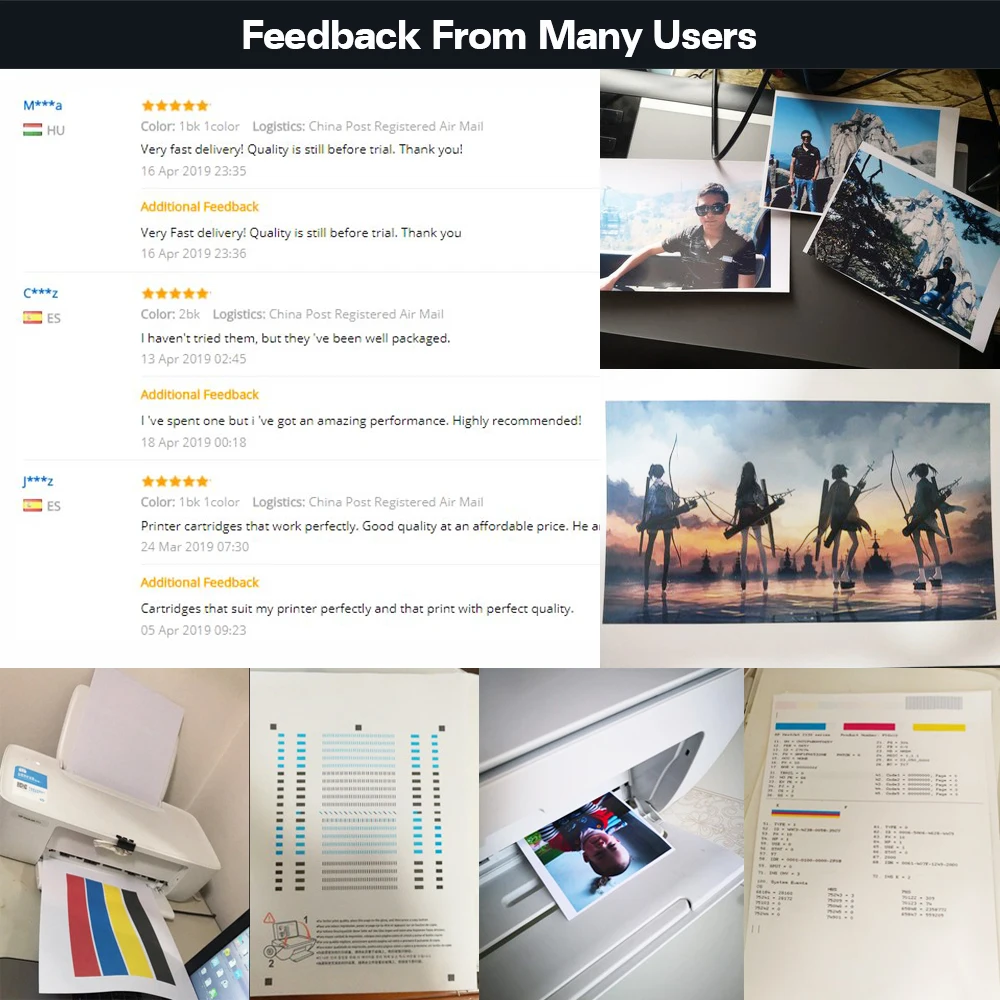 5PK совместимый чернильный картридж для hp 178 Для hp 178 178XL Photosmart 5510 5515 6510 7510 B109a B109n B110a принтер