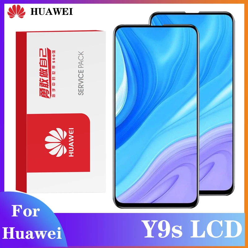 Дисплей с дигитайзером в сборе для Huawei Y9S оригинальный ЖК-экран сенсорным экраном