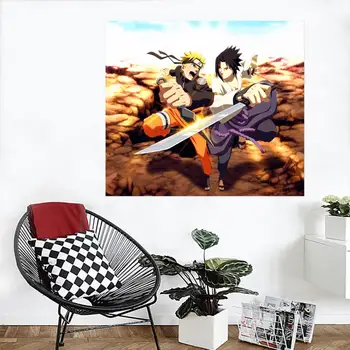 

[Self-Adhesive] 3D Naruto 111 Japan Anime Wall Stickers Mural Decal Wall Murals AJ WALLPAPER Belly