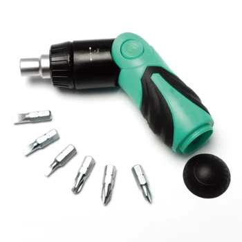 

6 In 1 1 Set Ratchet Folding Multi-Function Screwdriver Repair Tool Kit for Home Electrician --M25