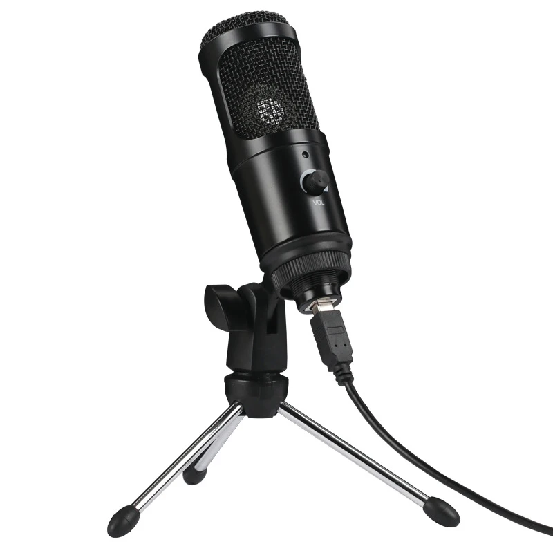 FFYY-B.BMIC Metal USB Condenser Micro-phone for Laptop MAC or Windows Cardioid Studio Recording Vocals Voice Over,YouTube,Comput