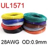 5M OD 0.9mm UL1571 28AWG PVC Electronic Wire Flexible Cable Insulated Tin-plated Copper Environmental LED Line DIY Cord Colorful ► Photo 1/4