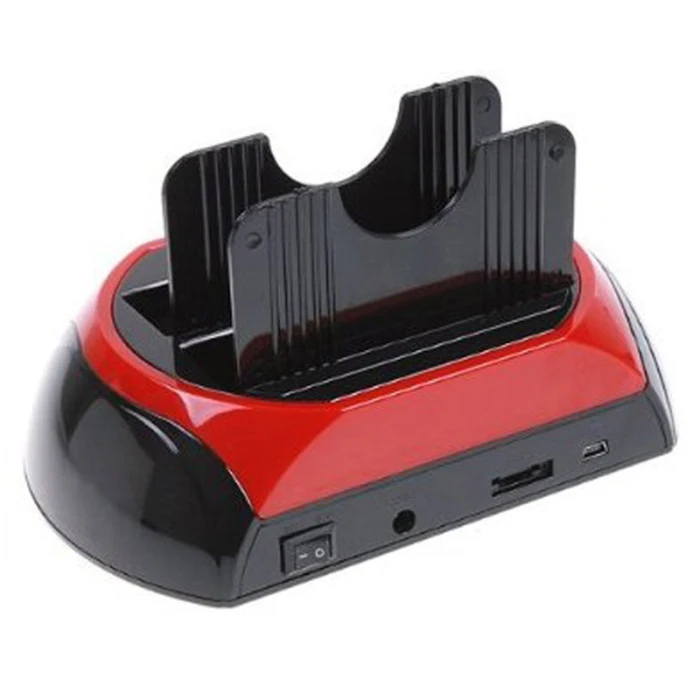 Все в 1 IDE SATA HDD док-станция Dual USB 3,0 картридер NC99