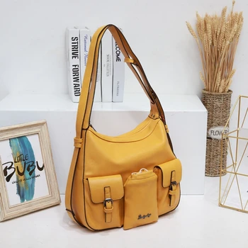 

Western Casual Lady Bag 2020 Multi-pocket Multi-function Large-capacity Bag Fashion One-shoulder Messenger Bag Hand Bag Channels