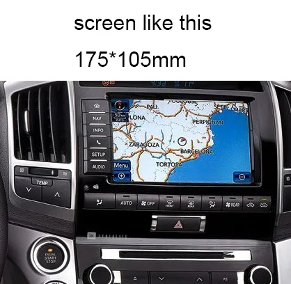 Lsrtw2017 экран для автомобильной навигации, Защитная пленка для toyota land curiser 2012 2013 LC200 - Название цвета: screen type 2