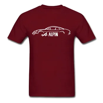 

Men's Cotton T-shirts O-Neck Short Renault Alpin A110 Inspired Classic Car T-Shirt Graphic Mens ALPINE T-Shirt Men Tees T-Shirt