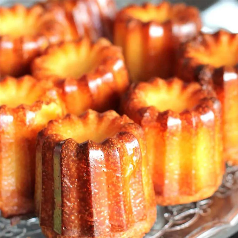 Caneles силиконовая форма для торта Bordelais рифленая формочка для торта, мусс, кекс, DIY Инструменты для выпечки