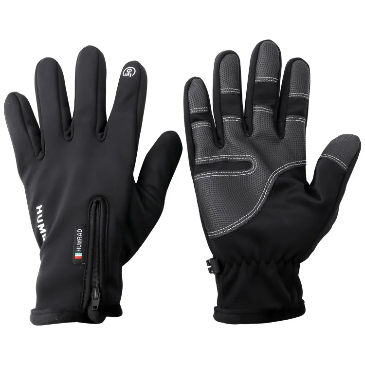 

Manufacturers Cross Border Direct Supply Autumn and Winter plus Velvet Warm Sun-resistant Gloves Encryption Cloth Waterproof Win