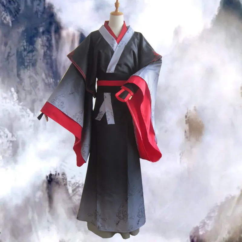 Аниме Yiling патриарх Вэй Wuxian Mo Xuanyu Косплей гроссмейстер демонического культивирования костюм Mo Dao Zu Shi костюм унисекс