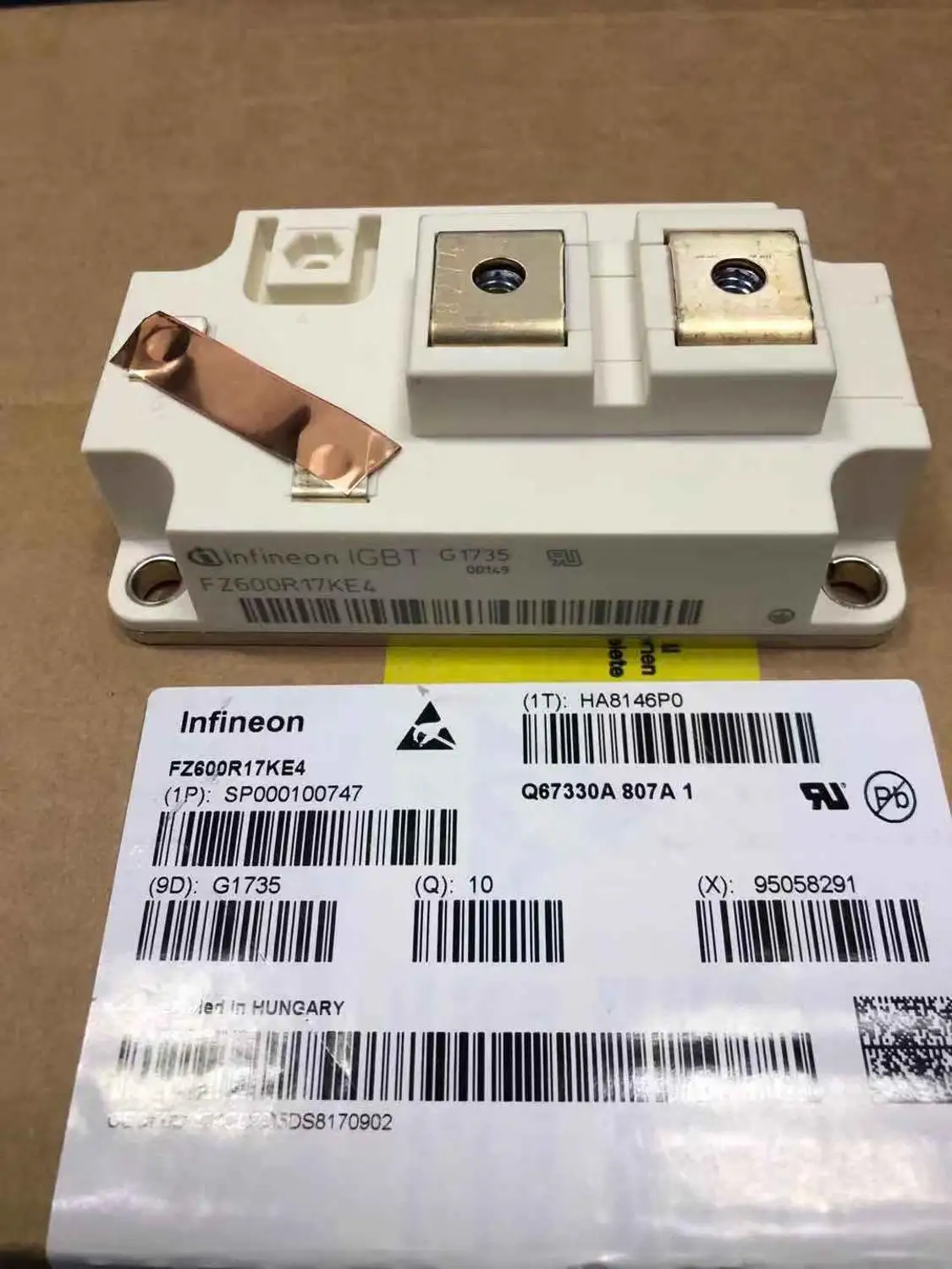 Оригинальный импортный высокочастотный IGBT однотрубный модуль fz400r12ks4 fz600r12ks4 17ke3 KE4
