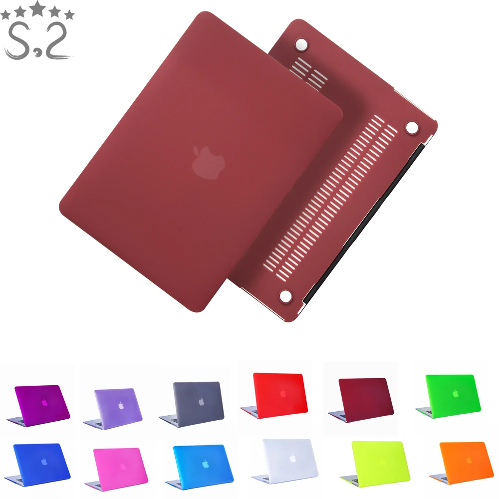 

A1370 A1465 A1369 A1466 Matte Finish Laptop Case For Macbook Air 11.6" 13.3" Professional protection cover shell 2010-2017