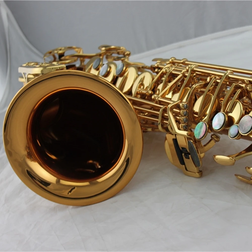 Высококачественный классический тип/золотой лак/импортный немецкий медный альт-саксофон